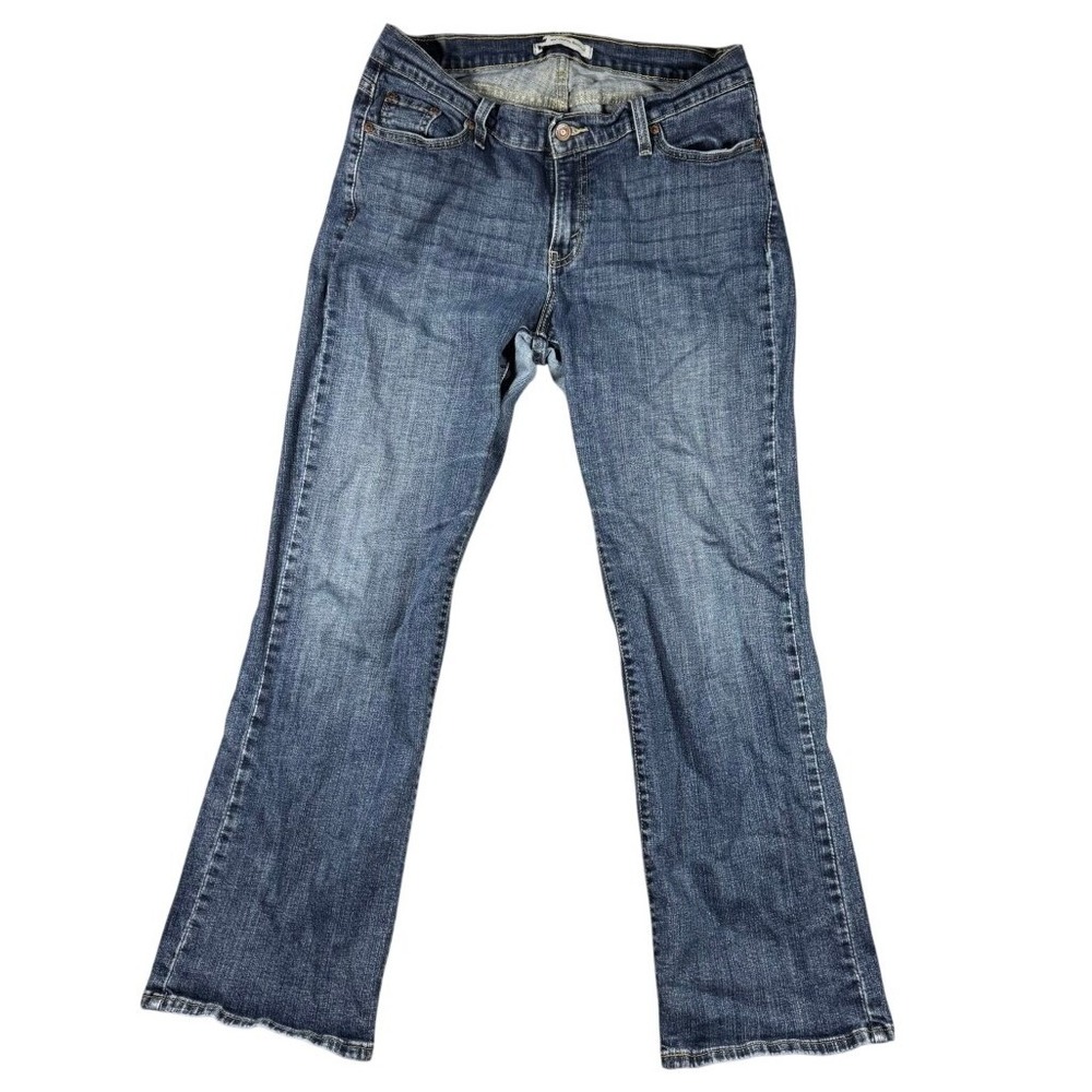 Levis‎ 529 Curvy Bootcut Jeans Womens Blue Medium Wash Denim 31x30 Mid Rise